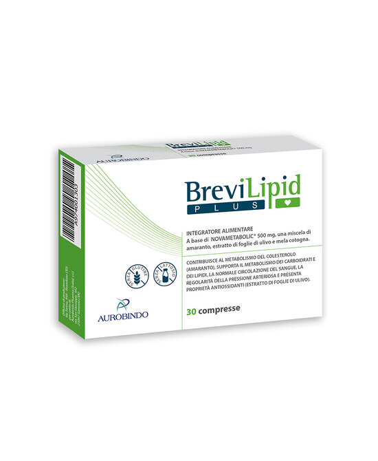 BREVILIPID PLUS 30 COMPRESSE SENZA GLUTINE SENZA LATTOSIO - Farmacianuova.eu