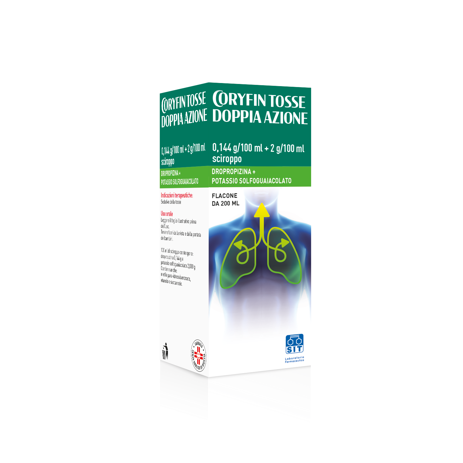 CORYFIN TOSSE DOPPIA AZ*200ML - Farmacianuova.eu