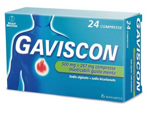GAVISCON*24CPR MENTA 500+267MG - Farmacianuova.eu