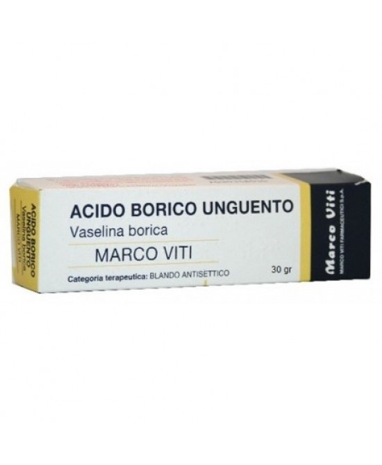 ACIDO BORICO MV*3% UNG 30G - Farmacianuova.eu