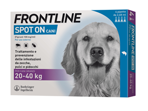 FRONTLINE*4PIP 20-40KG CANI - Farmacianuova.eu