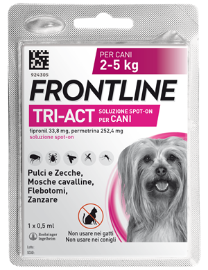 FRONTLINE TRI-ACT*1PIP 2-5KG - Farmacianuova.eu