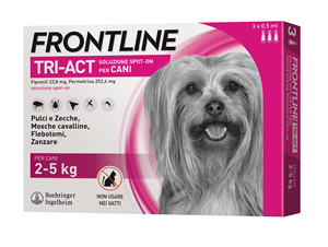 FRONTLINE TRI-ACT*3PIP 2-5KG - Farmacianuova.eu