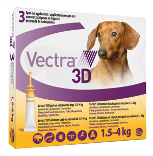 VECTRA 3D*3PIP 1,5-4KG GIALLO - Farmacianuova.eu