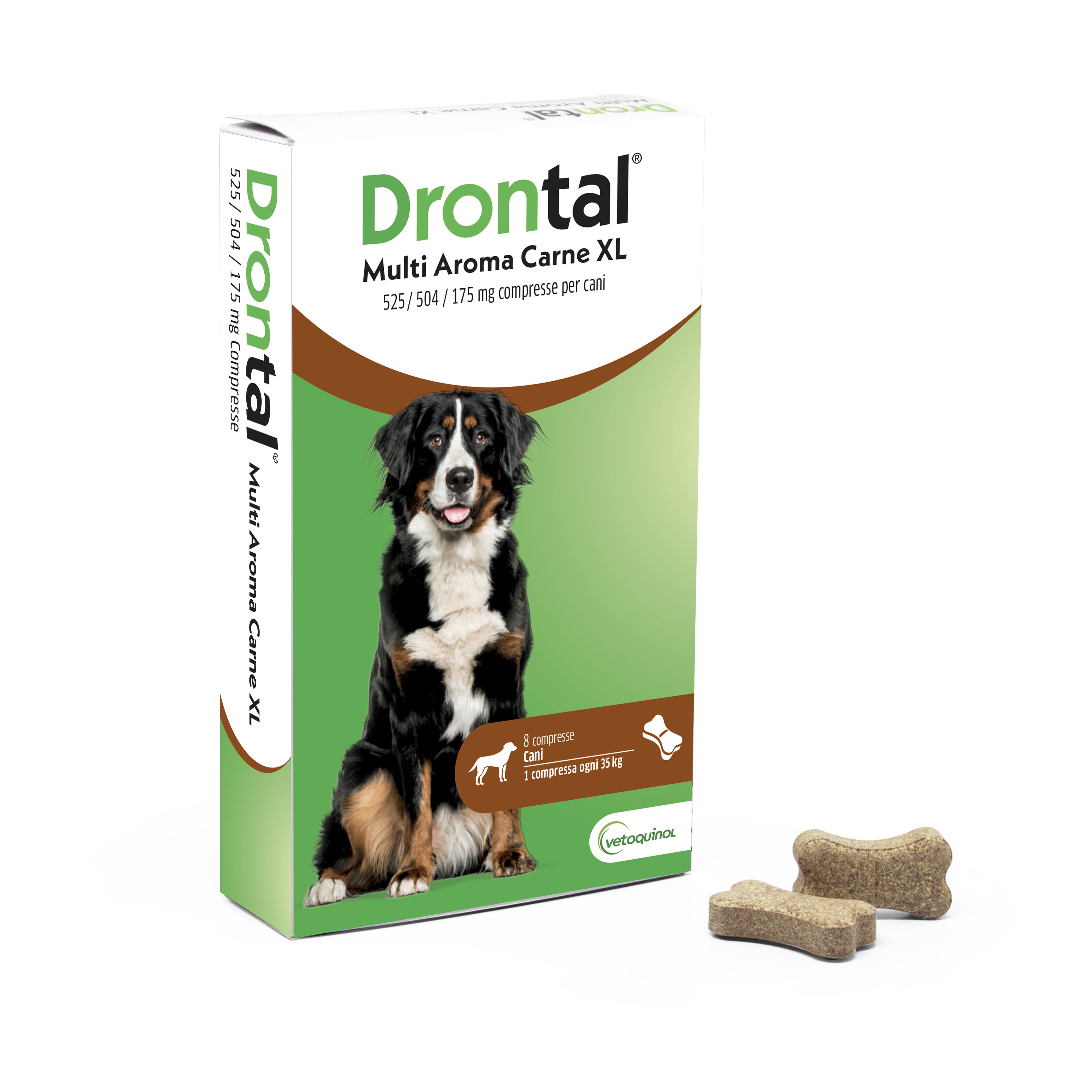 DRONTAL MULTI AR CARNE XL*8CPR - Farmacianuova.eu
