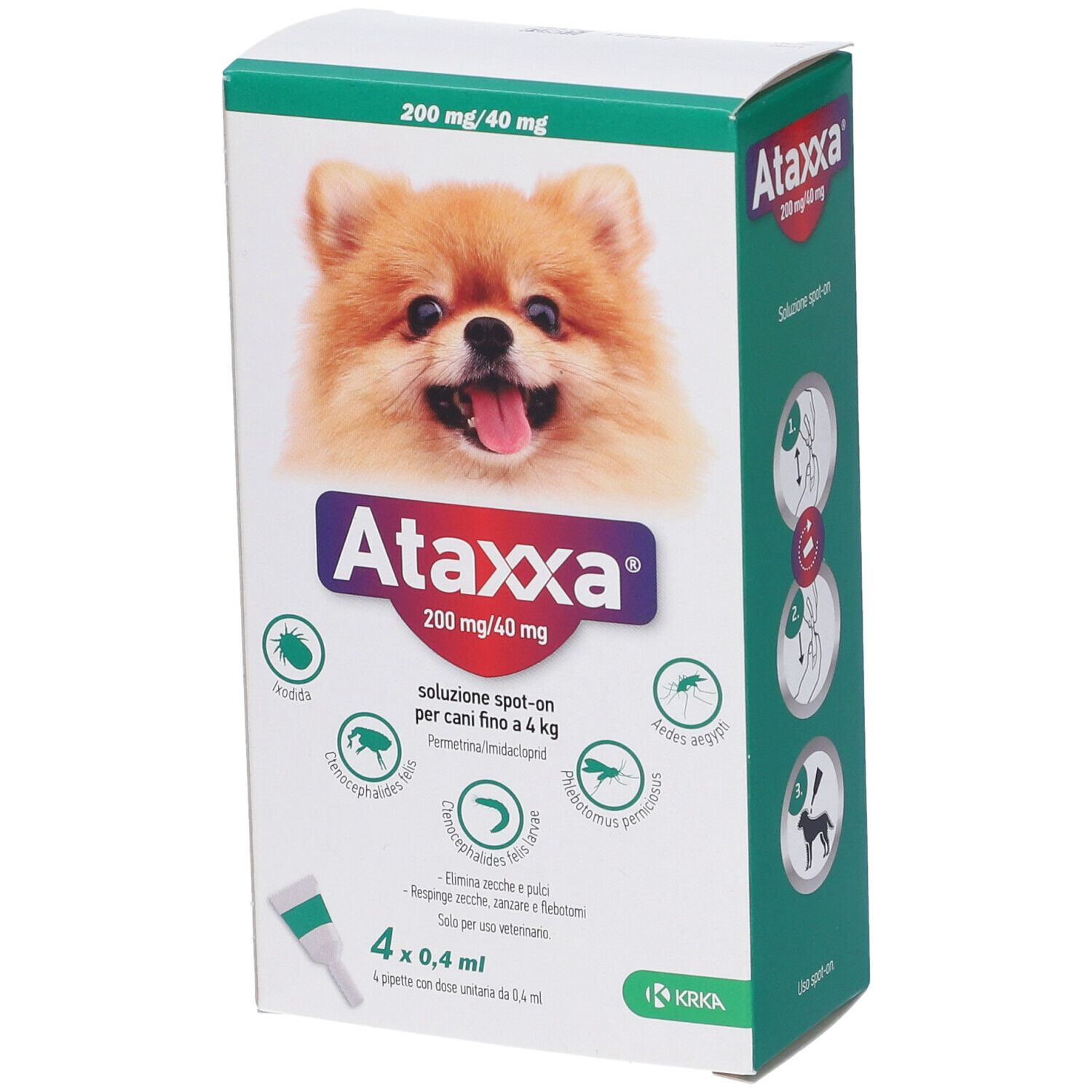 ATAXXA SPOTON*4PIP 0-4KG - Farmacianuova.eu