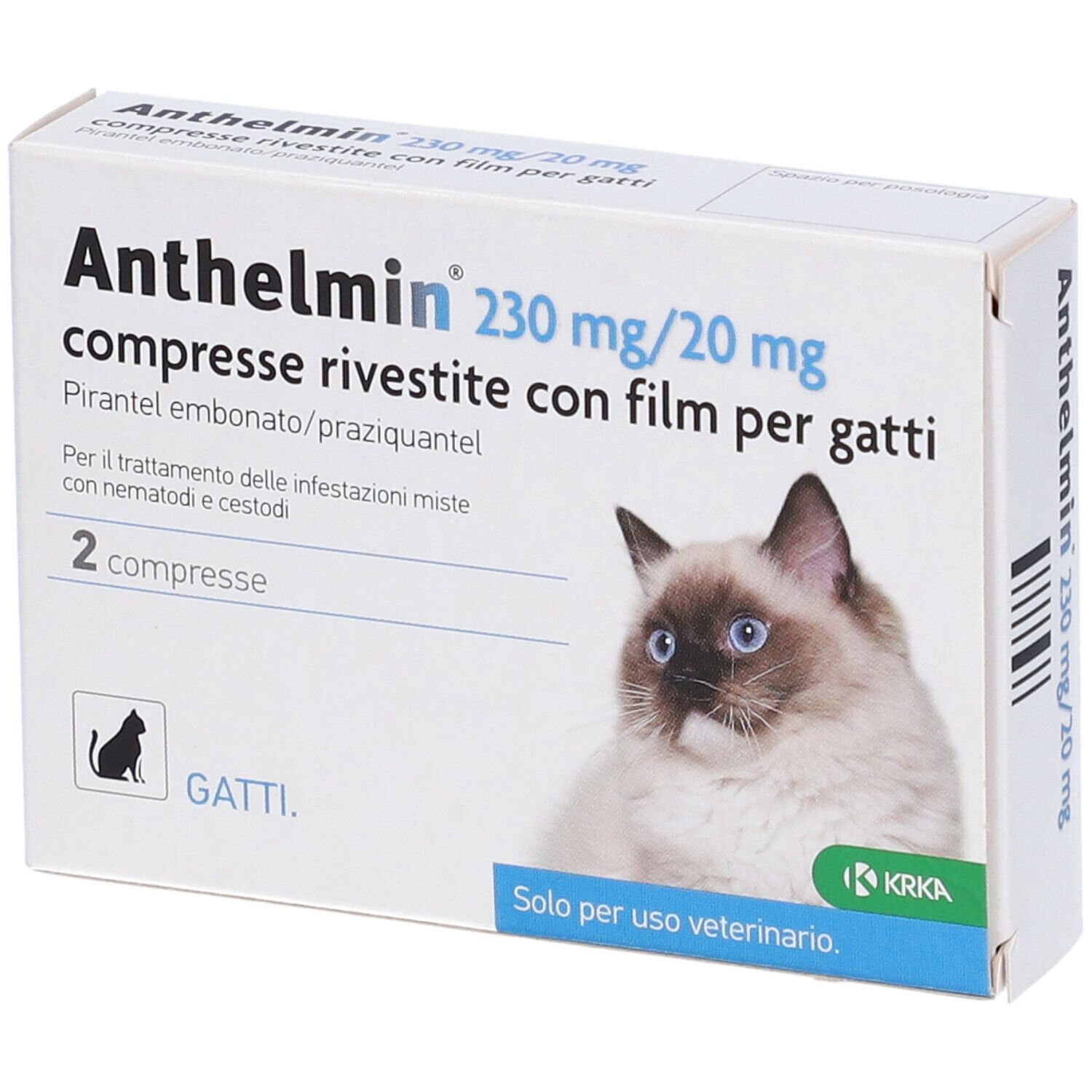ANTHELMIN*2CPR 230+20MG GATTO - Farmacianuova.eu