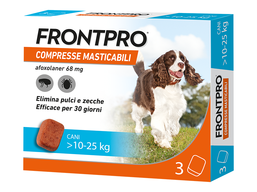 FRONTPRO*3CPR 10-25KG 68MG - Farmacianuova.eu