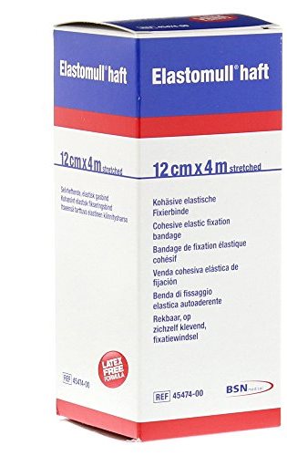 BENDA ELASTICA AUTOADESIVA ELASTOMULL HAFT COMPRESSIONE FORTE 12X400 CM - Farmacianuova.eu