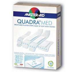 CEROTTO MASTER-AID QUADRA DERMOATTIVO FORMATI ASSORTITI 20 PEZZI - Farmacianuova.eu