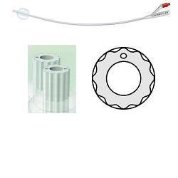 CATETERE VESCICALE IN SILICONE PROFILCATH PLUS SCANALATO 2 VIE CH14 LUNGHEZZA 31 CM PUNTA CILINDRICA 2 FORI CONTRAPPOSTI PALLONCINO 5 ML 1 PEZZO - Farmacianuova.eu