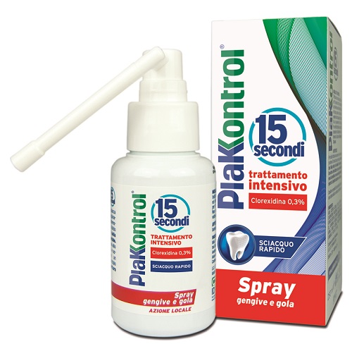 PLAKKONTROL 15 SECONDI COLLUTORIO SPRAY 50 ML - Farmacianuova.eu