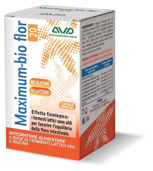 MAXIMUM BIO FLOR 20 40 CAPSULE - Farmacianuova.eu