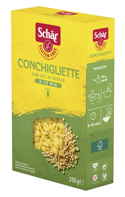 SCHAR CONCHIGLIE 250 G - Farmacianuova.eu