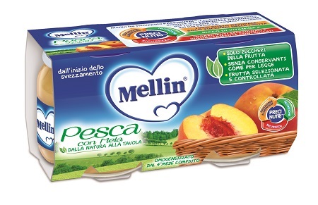 MELLIN OMOGENEIZZATO PESCA MELA 100 G 2 PEZZI - Farmacianuova.eu