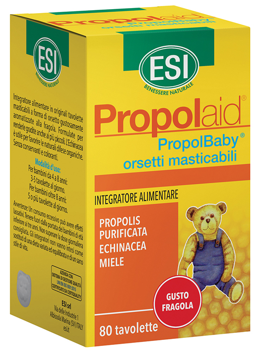 ESI PROPOLAID ORSETTI JUNIOR 80 TAVOLETTE - Farmacianuova.eu