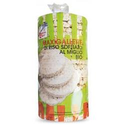 MAXIGALLETTE DI RISO AL MIGLIO BIO 200 G - Farmacianuova.eu