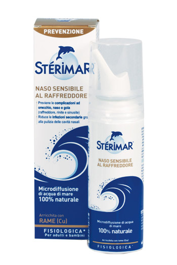 STERIMAR NASO SENSIBILE AL RAFFREDDORE ACQUA DI MARE SPRAY 100 ML - Farmacianuova.eu