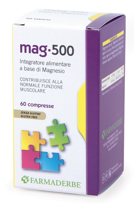MAG 500 60 COMPRESSE - Farmacianuova.eu