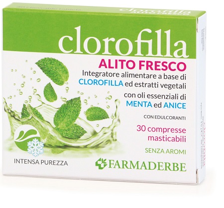 CLOROFILLA BREATH PURIFING 30 COMPRESSE MASTICABILI - Farmacianuova.eu