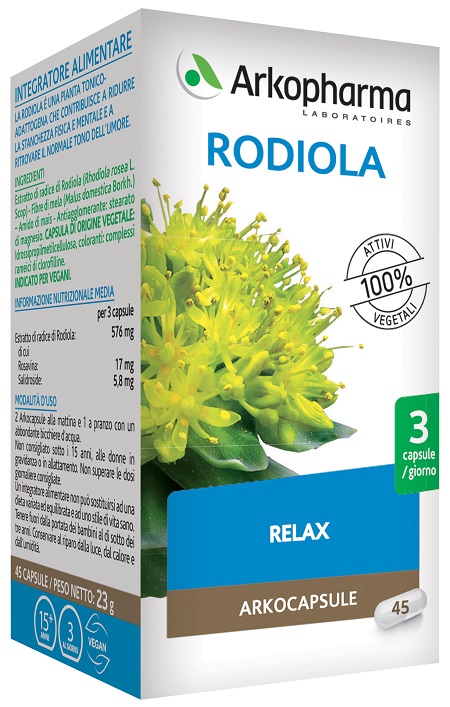 ARKO CAPSULE RODIOLA 45 CAPSULE - Farmacianuova.eu