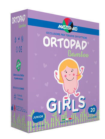 CEROTTO OCULARE PER ORTOTTICA ORTOPAD GIRLS JUNIOR 5X6,7 20 PEZZI - Farmacianuova.eu