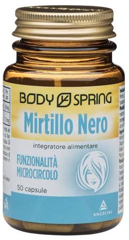 BODY SPRING MIRTILLO NERO 50 CAPSULE - Farmacianuova.eu