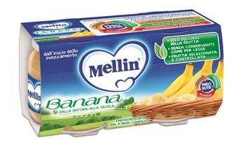 MELLIN OMOGENEIZZATO BANANA 100 G 2 PEZZI - Farmacianuova.eu