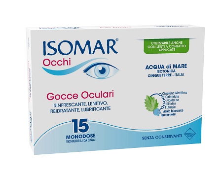 ISOMAR OCCHI GOCCE OCULARI ALL'ACIDO IALURONICO 0,20% 15 FLACONCINI - Farmacianuova.eu