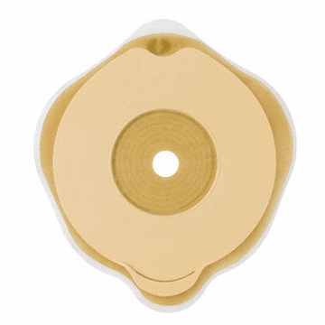 PLACCA PIANA FLEXIMA KEY 50 MM CON PROTETTORE CUTANEO IDROCOLLOIDALE E FLANGIA 5 PEZZI - Farmacianuova.eu