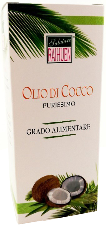 RAIHUEN OLIO COCCO PURO GRADO ALIMENTARE 1 LITRO - Farmacianuova.eu