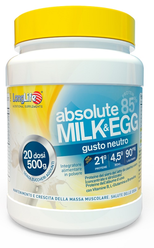 LONGLIFE ABSOLUTE MILK&EGG 500 G - Farmacianuova.eu