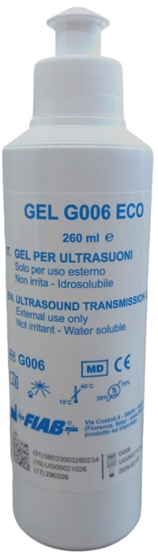 GEL PER APPARECCHI AD ULTRASUONI 260G - Farmacianuova.eu