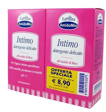 EUPHIDRA ABBINATA INTIMO DETERGENTE DELICATO 200 ML + 200 ML - Farmacianuova.eu