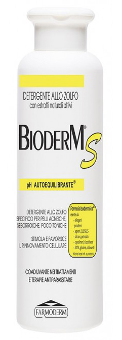 BIODERM S ANTIACNE ANTISEBO 250 ML - Farmacianuova.eu
