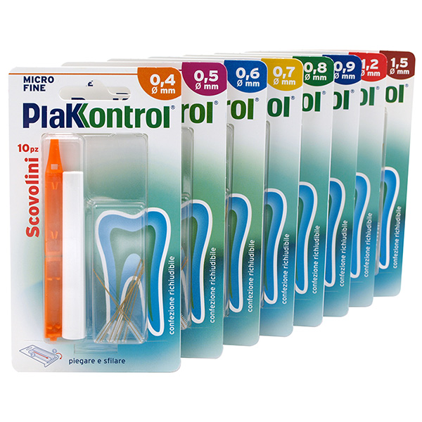 PLAKKONTROL MINIGRIP SCOVOLINO 0,5 MM 10 PEZZI - Farmacianuova.eu