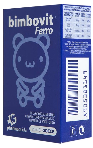 BIMBOVIT FERRO GOCCE 15 ML - Farmacianuova.eu