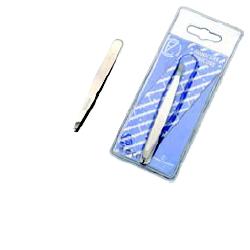 PINZETTA DEPILATORIA INOX PUNTA OBLIQUA - Farmacianuova.eu