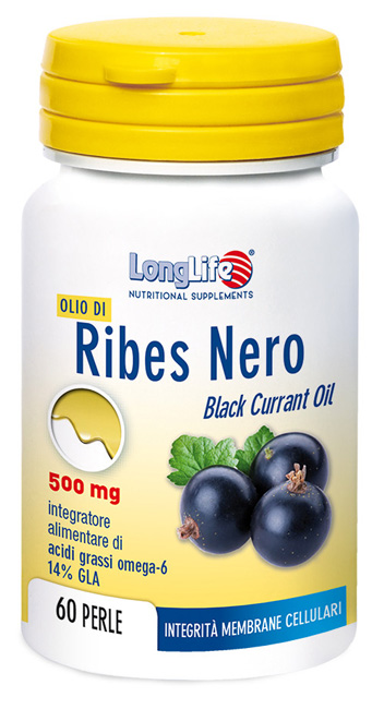 LONGLIFE OLIO RIBES NERO 60 PERLE DI GELATINA - Farmacianuova.eu