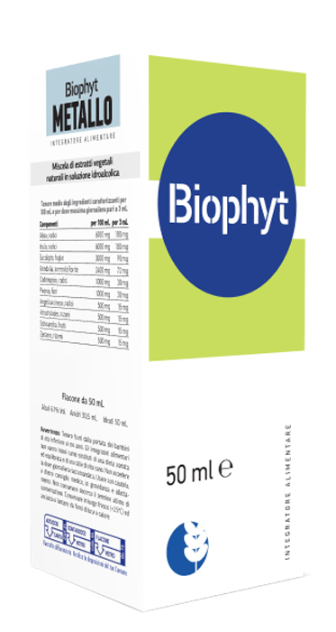 BIOPHYT METALLO 50 ML SOLUZIONE IDROALCOLICA - Farmacianuova.eu