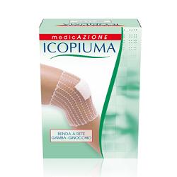 BENDA ICOPIUMA A COMPRESSIONE FISIOLOGICA PER GAMBA E GINOCCHIO CAL 5 1 PEZZO - Farmacianuova.eu