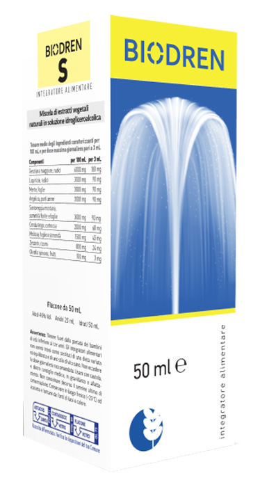 BIODREN S SOLUZIONE IDROALCOLICA 50 ML - Farmacianuova.eu