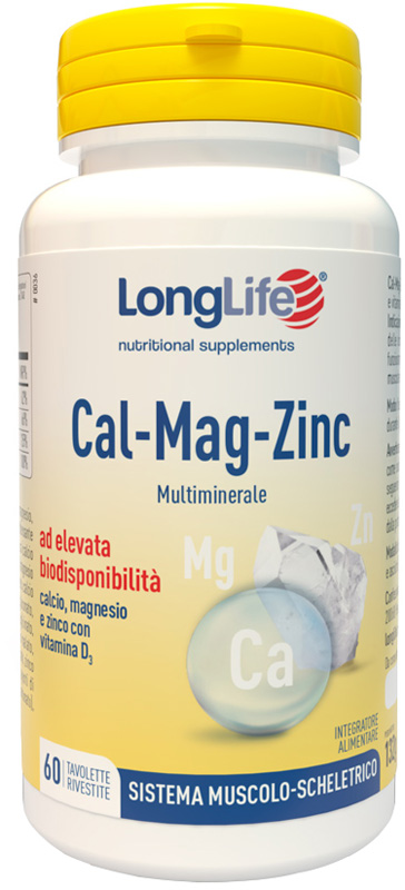 LONGLIFE CAL MAG ZINC 60 TAVOLETTE - Farmacianuova.eu