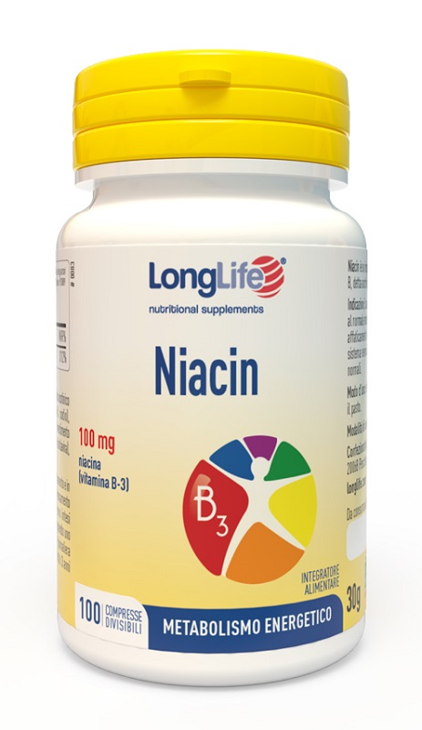 LONGLIFE NIACIN 100 MG 100 COMPRESSE - Farmacianuova.eu