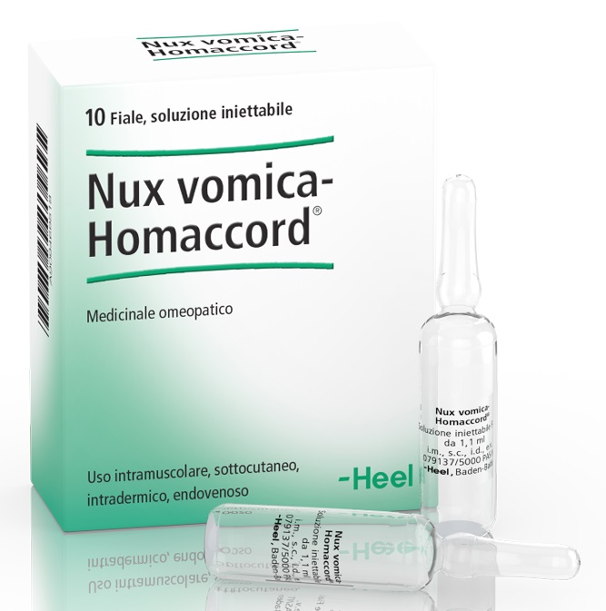 HEEL NUX VOMICA HOMACCORD 10 FIALE - Farmacianuova.eu