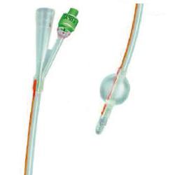 CATETERE FOLEY IN SILICONE TRASPARENTE A 2 VIE CON PALLONCINO 5-10ML DIAMETRO CH14 4,66MM LUNGHEZZA 40CM - Farmacianuova.eu