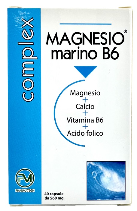 MAGNESIO MARINO B6 40 CAPSULE - Farmacianuova.eu