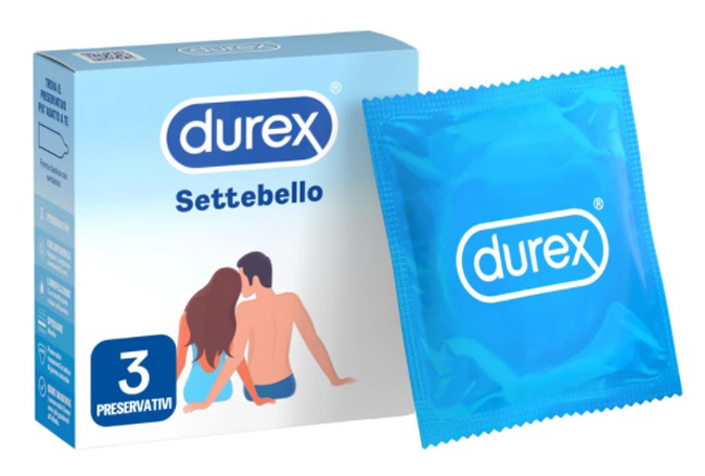 PROFILATTICO DUREX SETTEBELLO CLASSICO 3 PEZZI - Farmacianuova.eu
