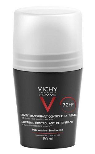 VICHY HOMME DEO ROLL-ON ANTI-TRASPIRANTE 50 ML - Farmacianuova.eu