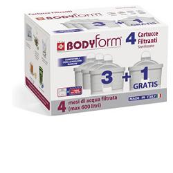 BODYFORM CARTUCCE FILTRANTI 4 PEZZI - Farmacianuova.eu